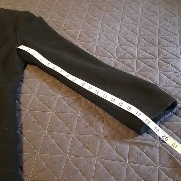 Womens black dress coat - Picture 3 of 10